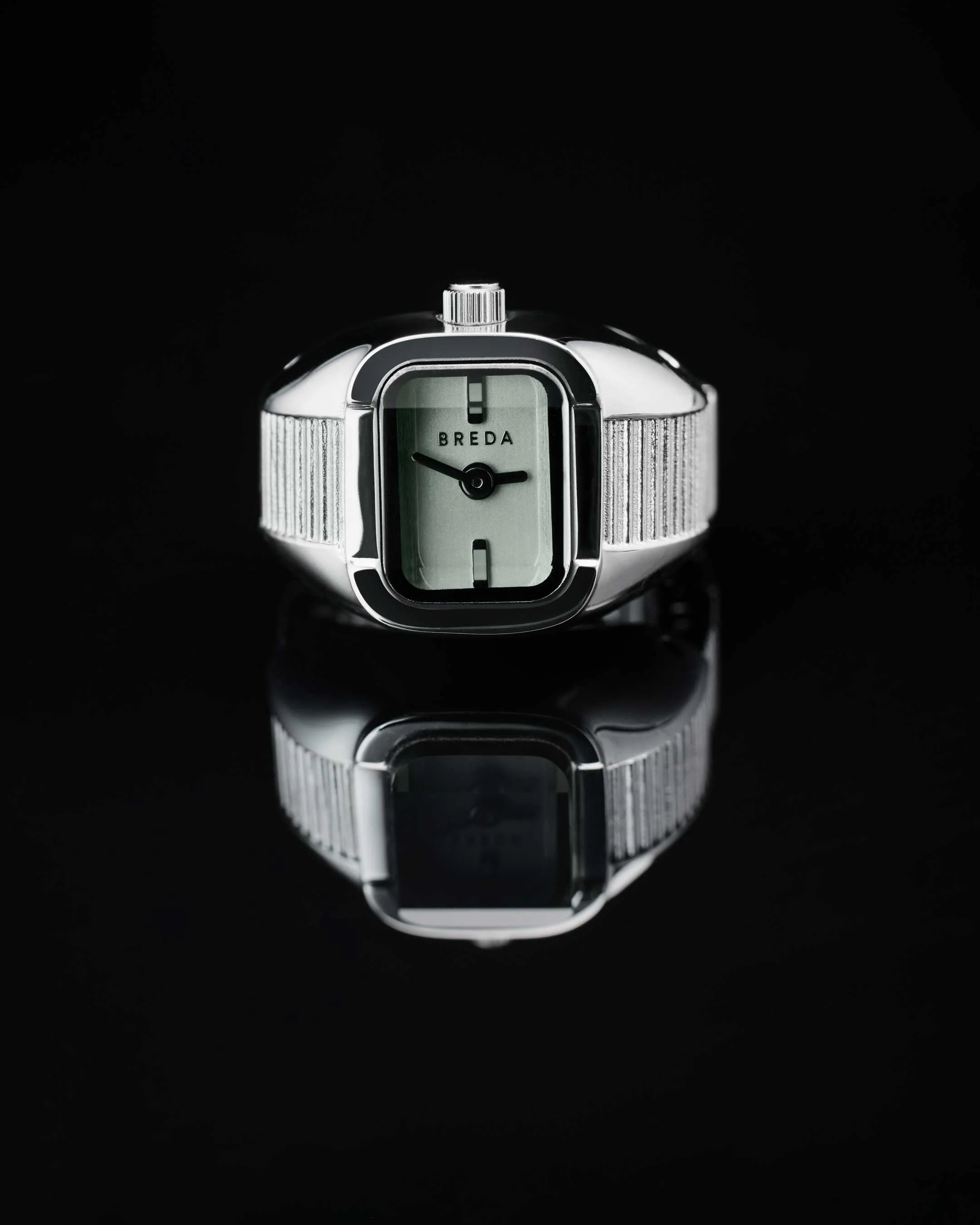 Nocturne Time Ring - Silver/Smoke - Image 9