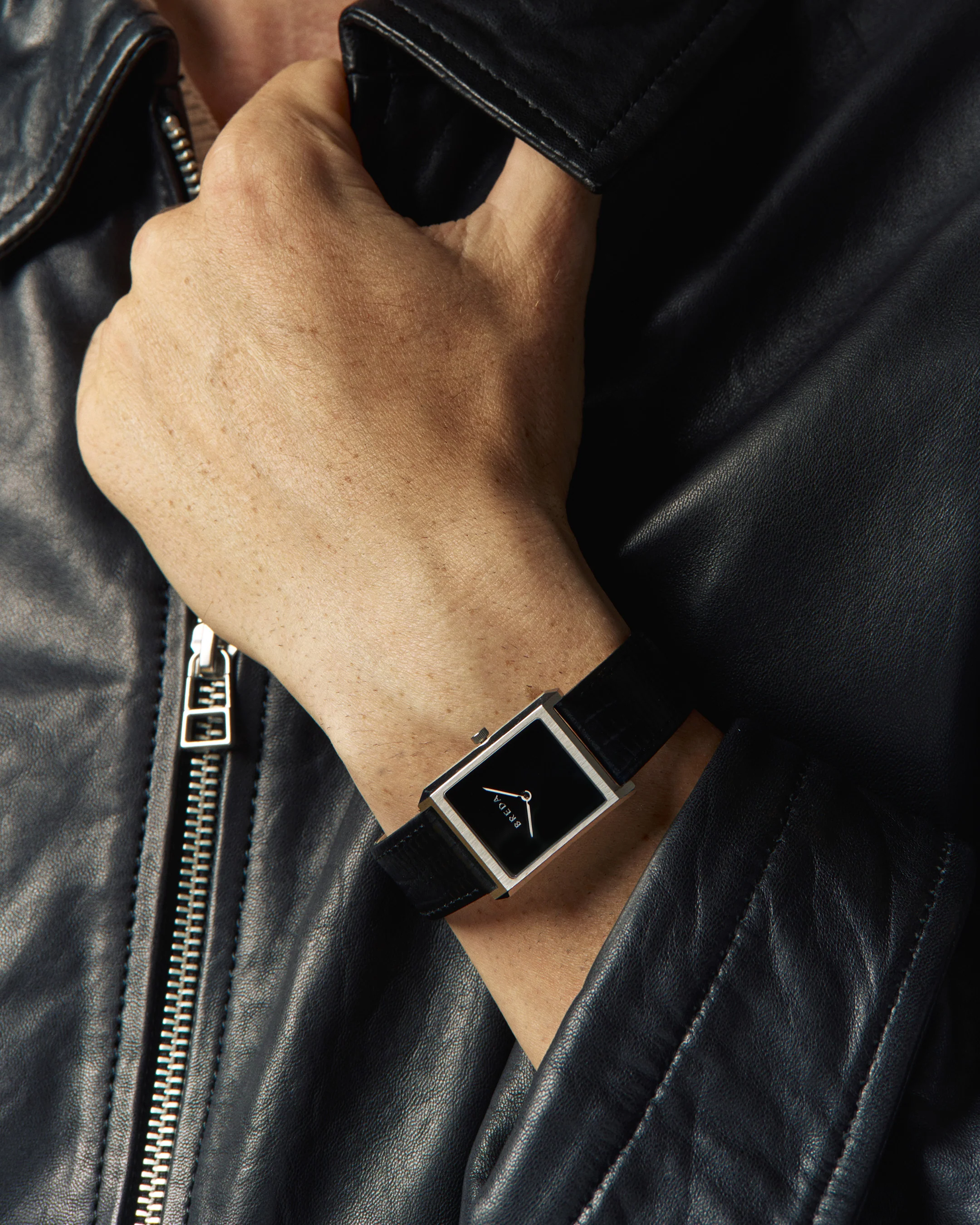 Virgil (Lizard Embossed) - Silver/Black/Midnight - Image 4